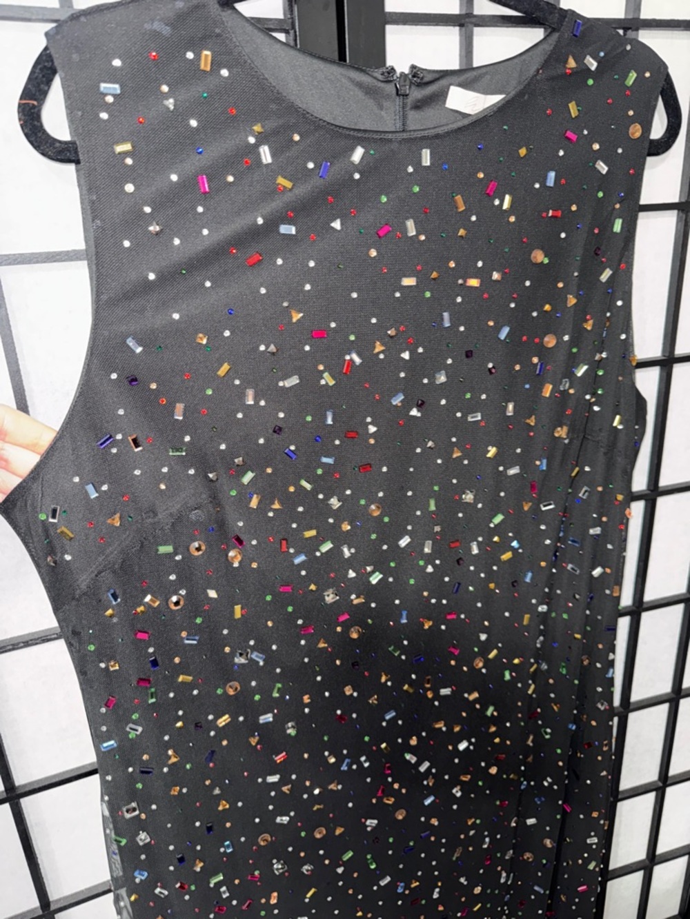 1X Anthropologie Hutch Oaklyn Sleeveless Embellished Maxi Dress - Picture 4 of 7